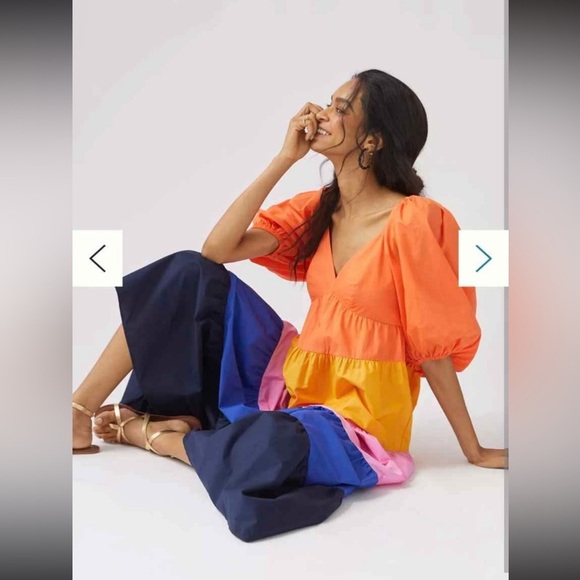 Farm Rio Colorblock Dress - Picture 6 of 7